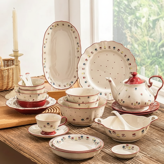 Servizio da Tavola In Porcellana Vintage - 26 Pezzi