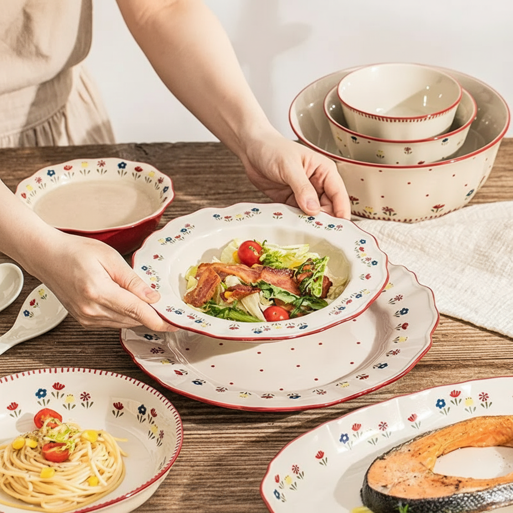 Servizio da Tavola In Porcellana Vintage - 26 Pezzi